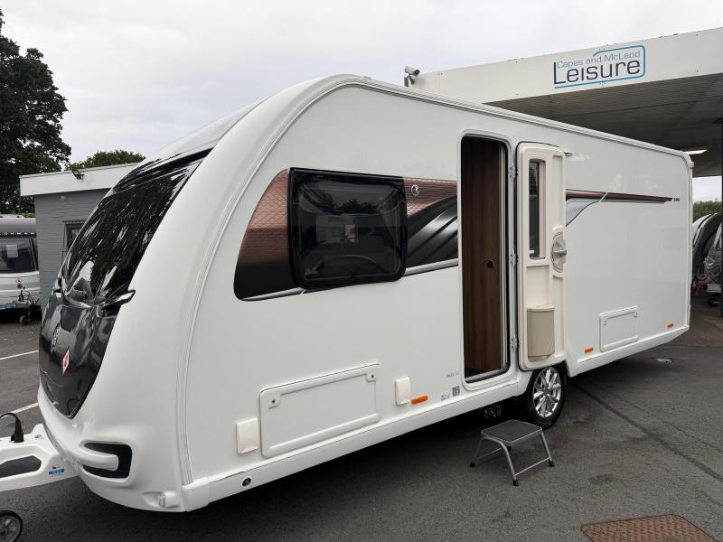 2020 Swift Elegance 580 (Transverse Island Bed) Full Width End Washroom & Mover.
