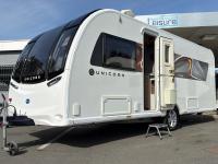 2022 Bailey Unicorn Vigo (Transverse Island Bed, ALDE, Solar) IMMACULATE Just Arrived
