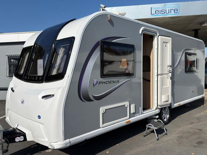 2022 Bailey Phoenix Plus 640 (4 Berth Rear Island Fixed Bed) ATC, Motor Mover. IMMACULATE